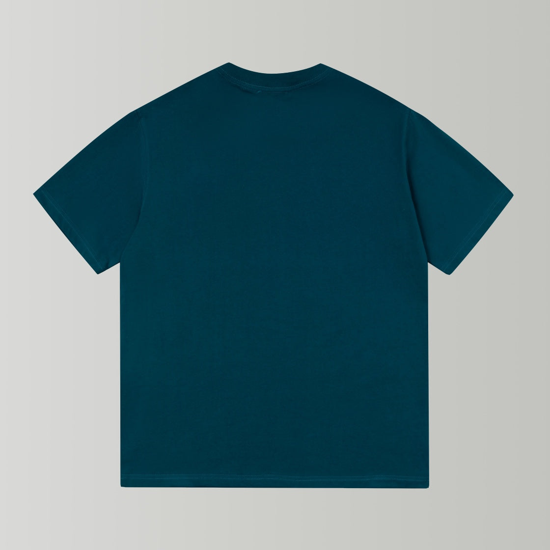 BALENCIAGA 2024 SS Logo Drip Print T-Shirt with Gift Box - Sky Blue / Grey Blue / Beige - Unisex - XS / S / M / L