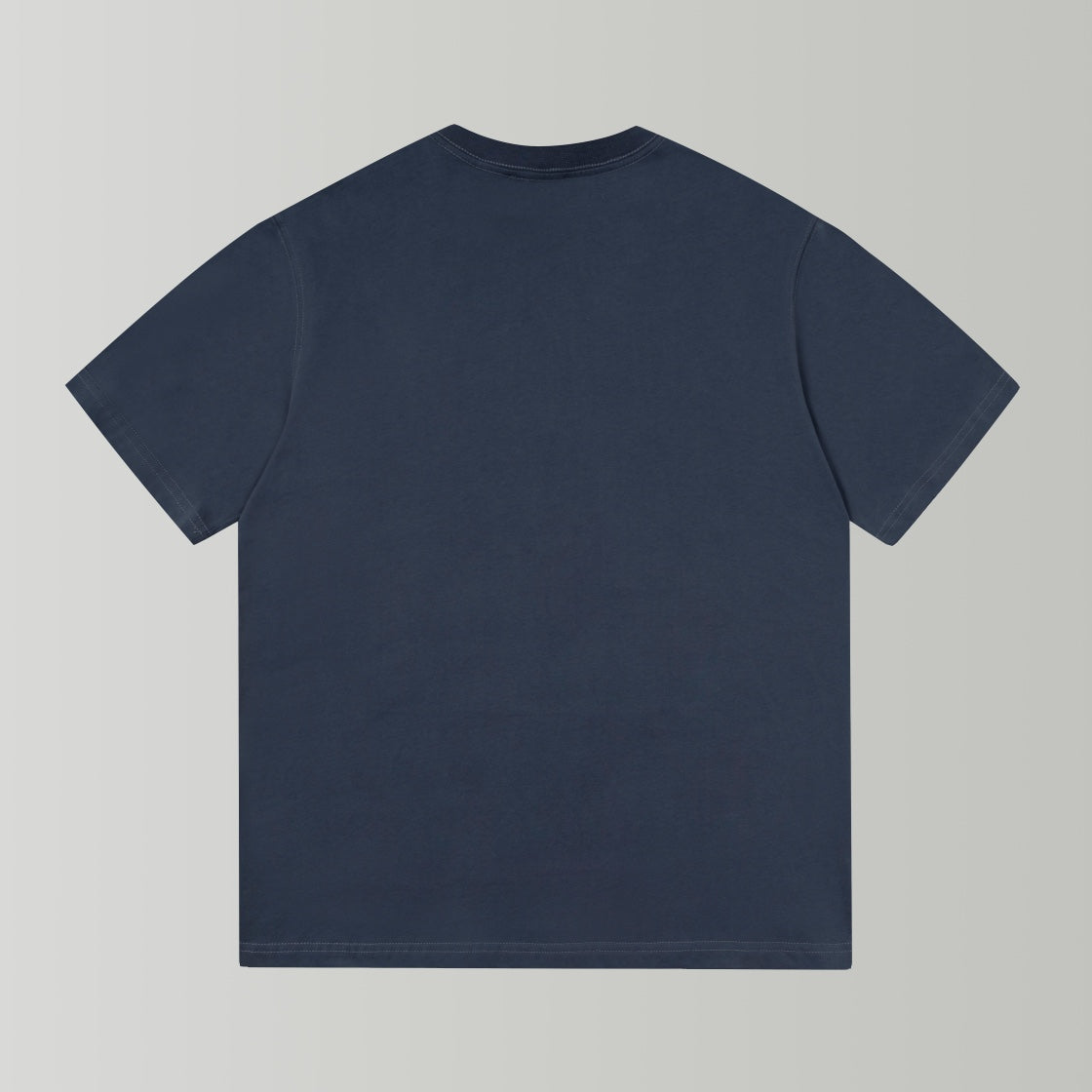 BALENCIAGA 2024 SS Logo Drip Print T-Shirt with Gift Box - Sky Blue / Grey Blue / Beige - Unisex - XS / S / M / L