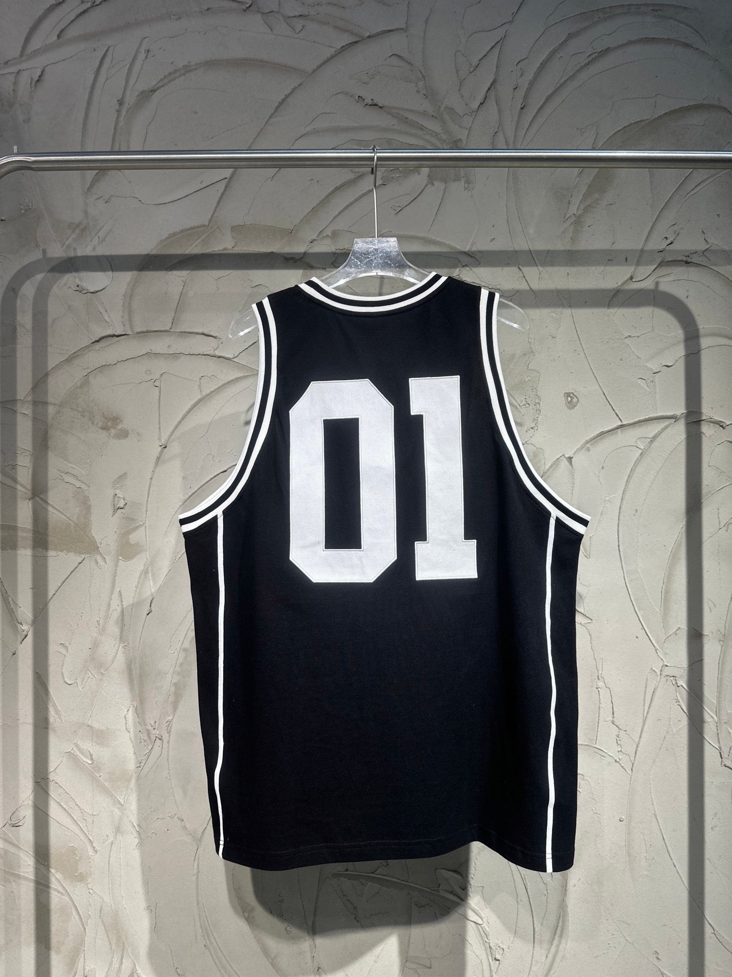 BALENCIAGA Basketball Boy Series 01 Embroidered Tank Top - Black - Unisex - Size 1 / 2 / 3 / 4