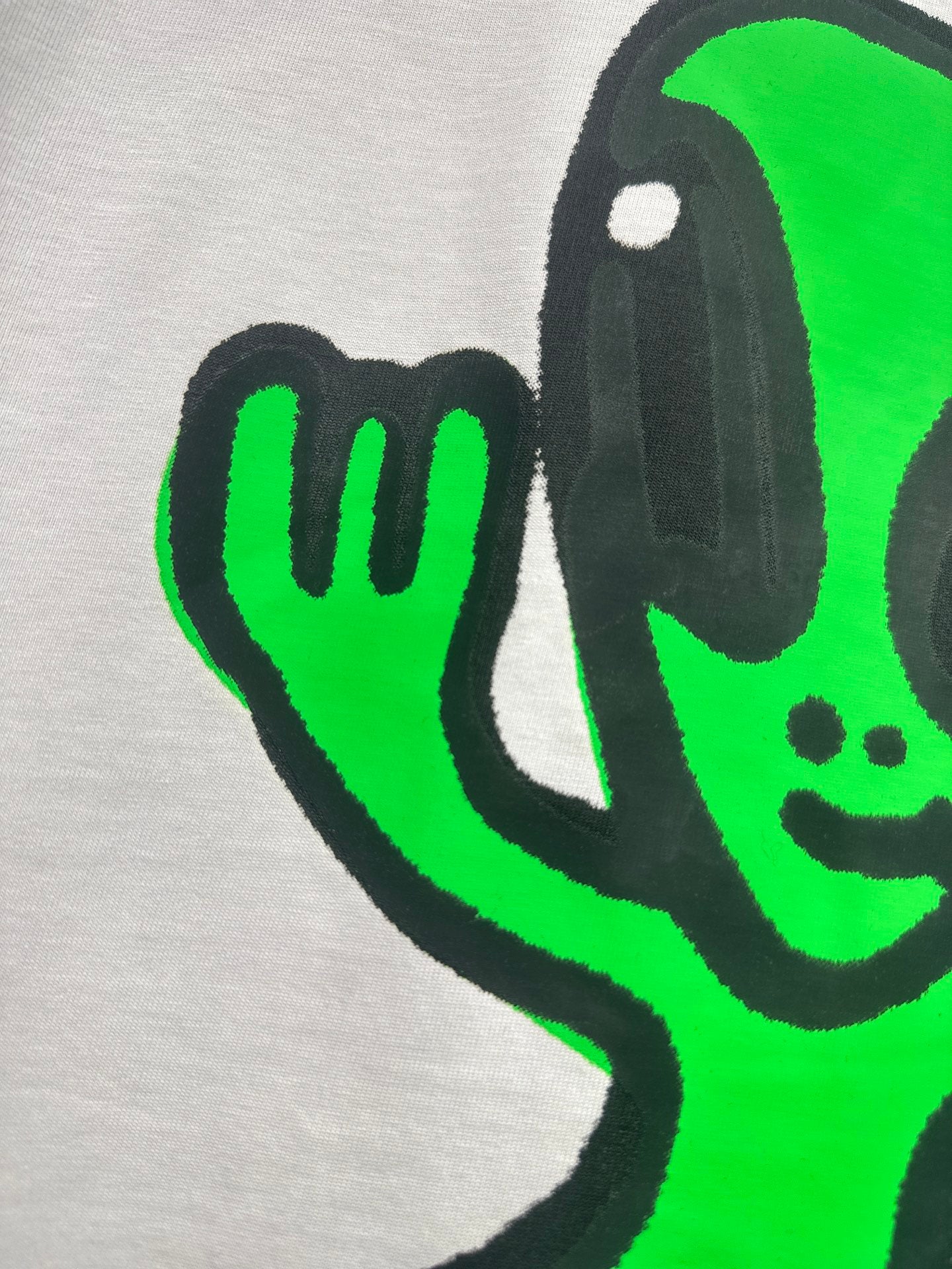 BALENCIAGA 25SS “Alien Series” Reflective Glow-in-the-Dark T-Shirt / Tank Top - Beige - Unisex