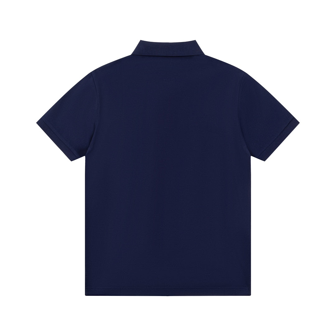 GUCCI 2024 Spring/Summer Contrast Panel Luxury Logo Polo Shirt Black M-3XL