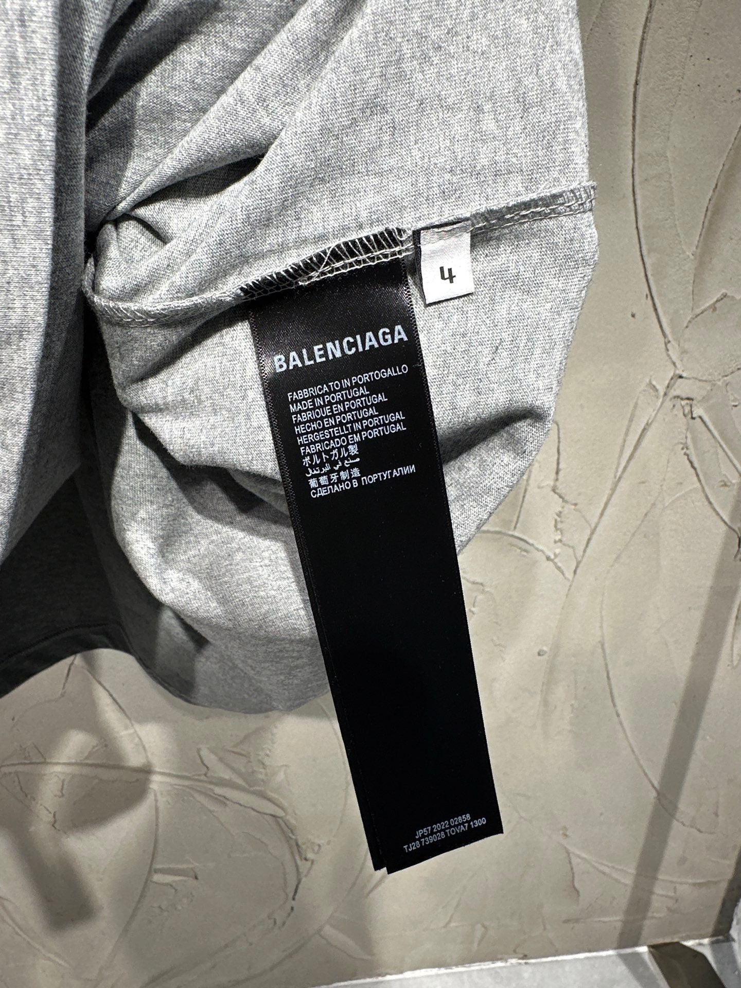BALENCIAGA 25SS Alien Series Graphic T-Shirt / Tank Top – Heather Gray – Unisex – Sizes 1-4