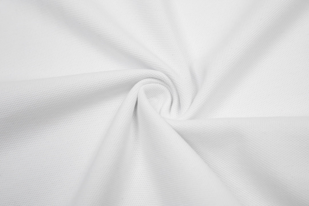 GUCCI 2023 Classic Tricolor Web Stripe Contrast Collar Polo Shirt White M-3XL