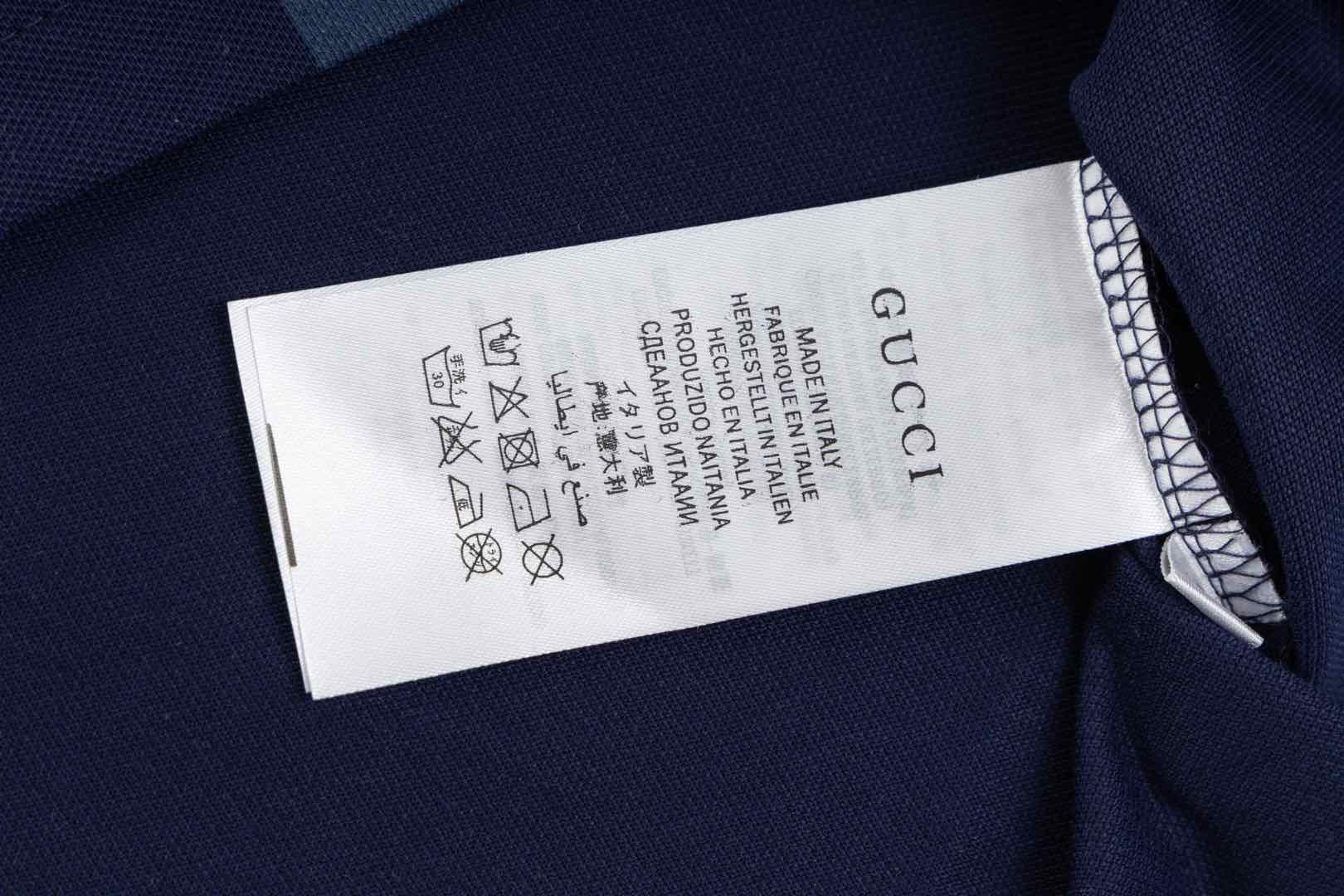 GUCCI 2024 Spring/Summer Retro Double-G Logo Print Polo Shirt White M-3XL