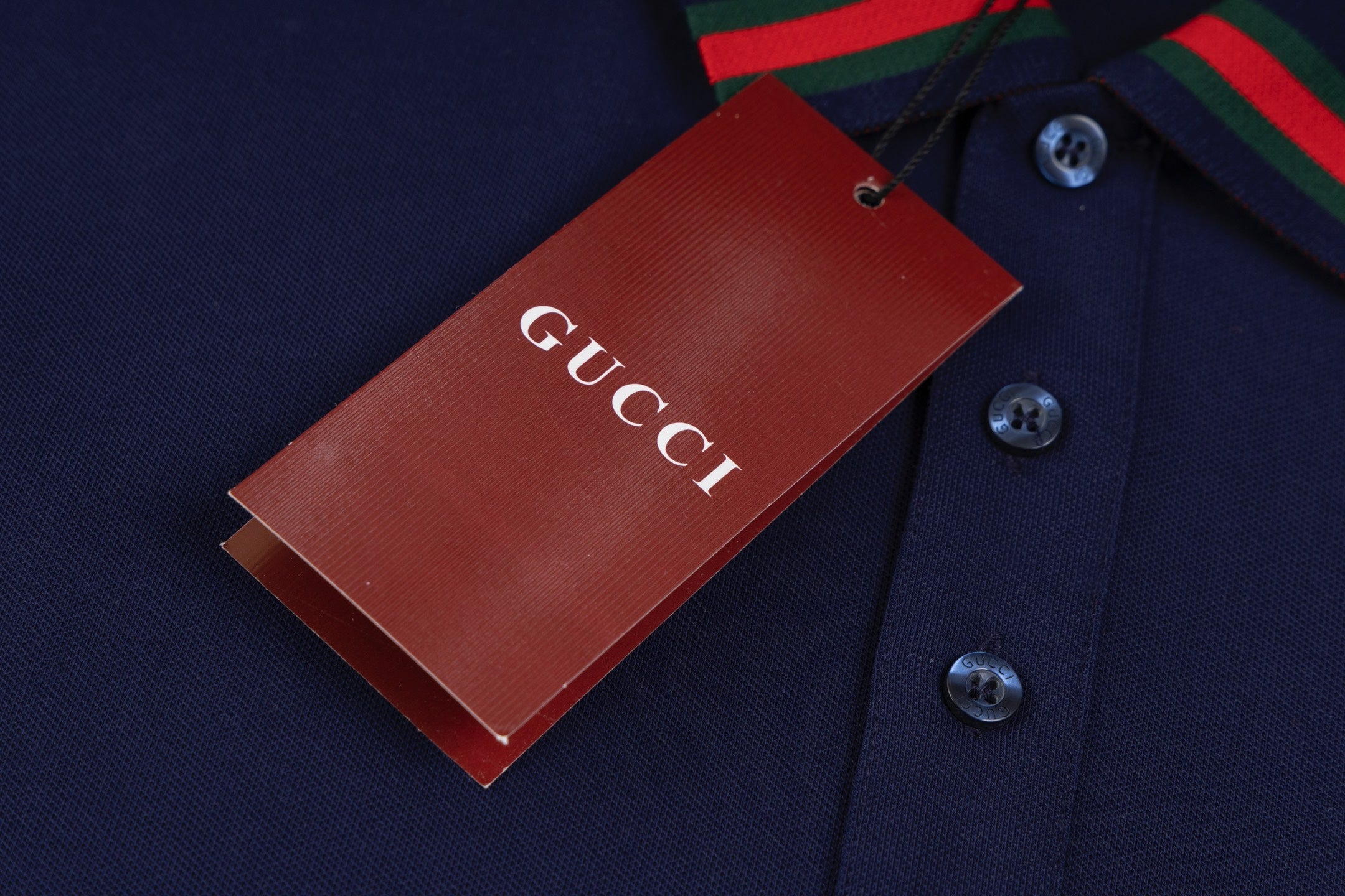 GUCCI 2024 Spring/Summer Retro Double-G Logo Print Polo Shirt White M-3XL