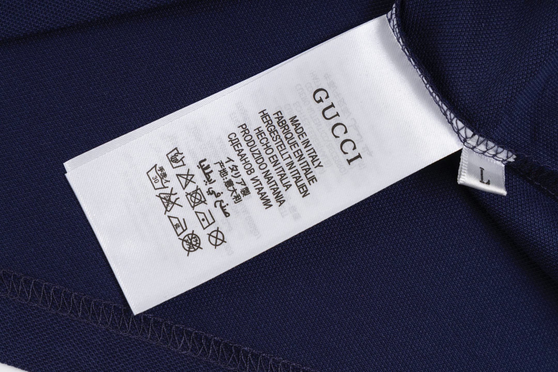 GUCCI 2024 Spring/Summer Retro Double-G Logo Print Polo Shirt White M-3XL