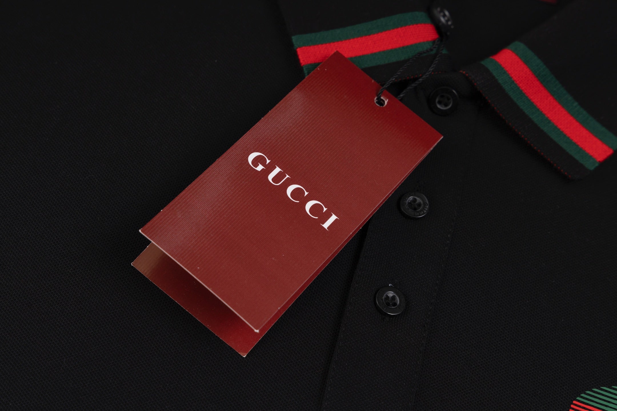 GUCCI 2024 Spring/Summer Retro Double-G Logo Print Polo Shirt White M-3XL