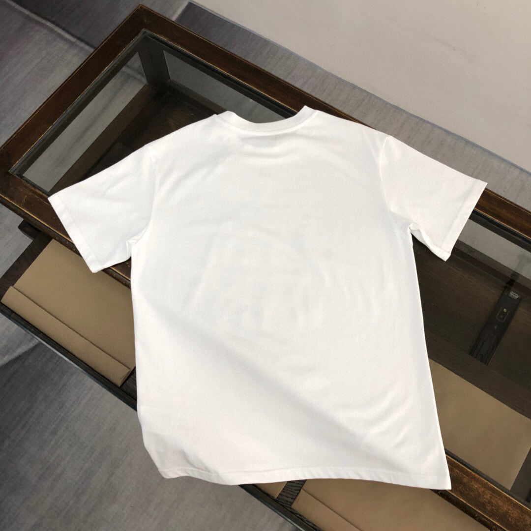 BURBERRY Iconic Logo Print Short-Sleeve T-Shirt Premium Cotton M-3XL