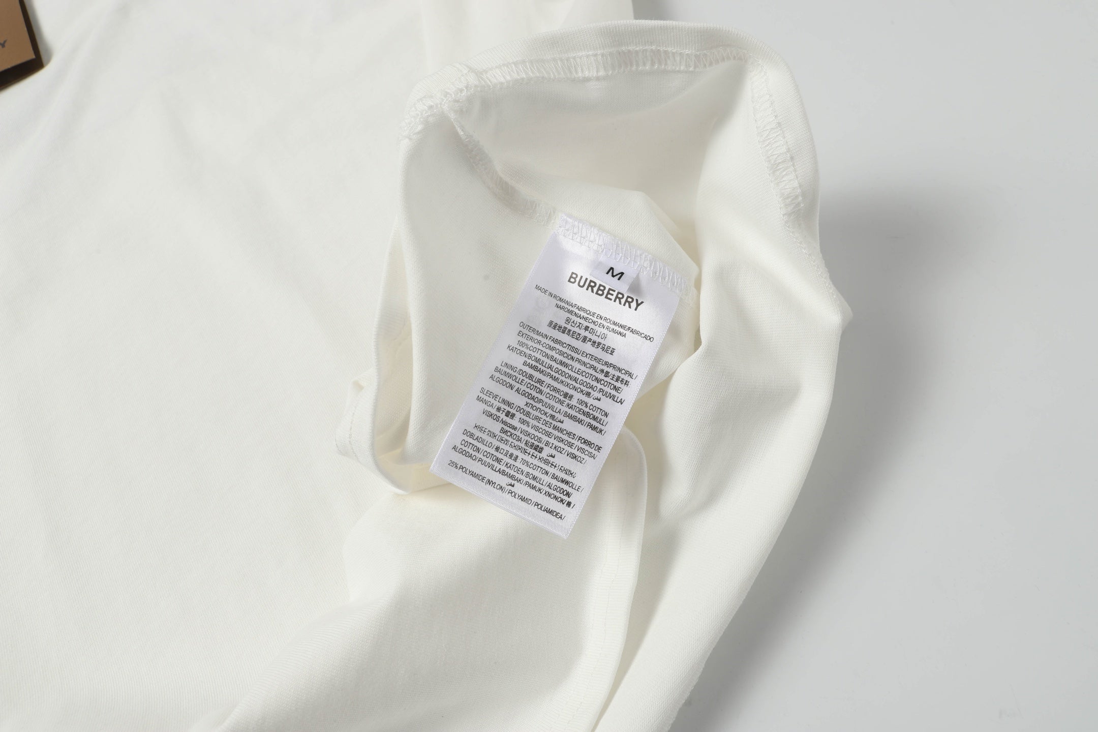 BURBERRY Knight Embroidery Short-Sleeve T-Shirt Unisex Classic S-XL
