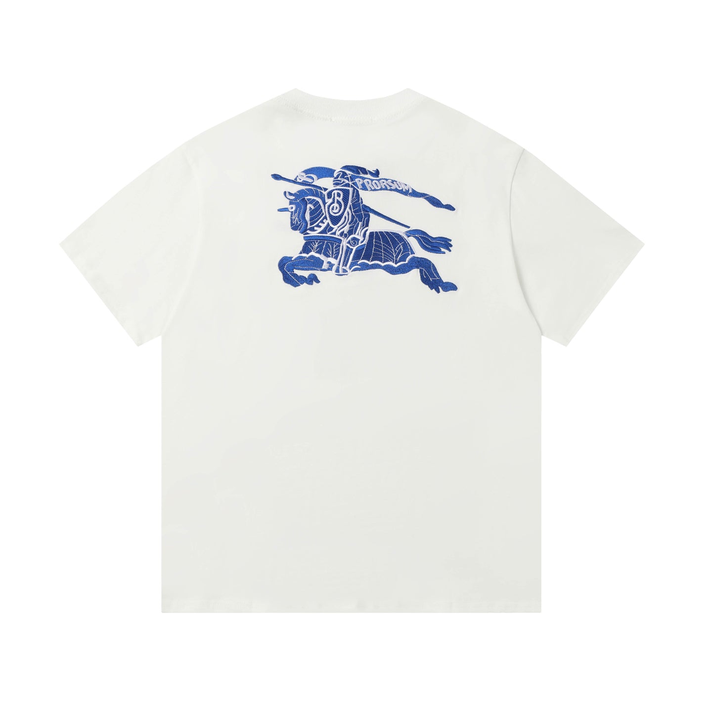 BURBERRY Knight Embroidery Short-Sleeve T-Shirt Unisex Classic S-XL