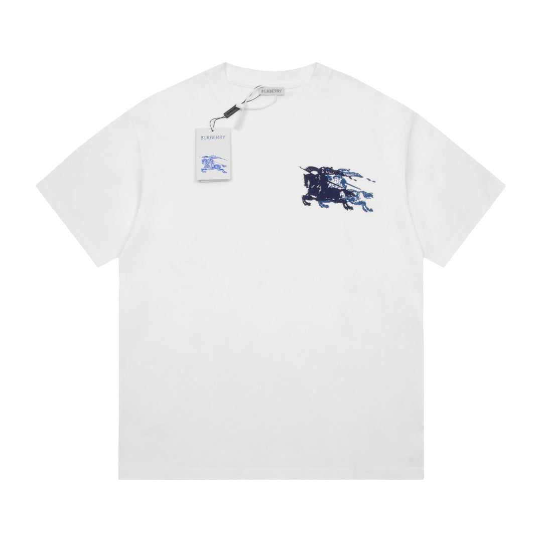 BURBERRY Gradient Equestrian Logo Short-Sleeve T-Shirt XS-L