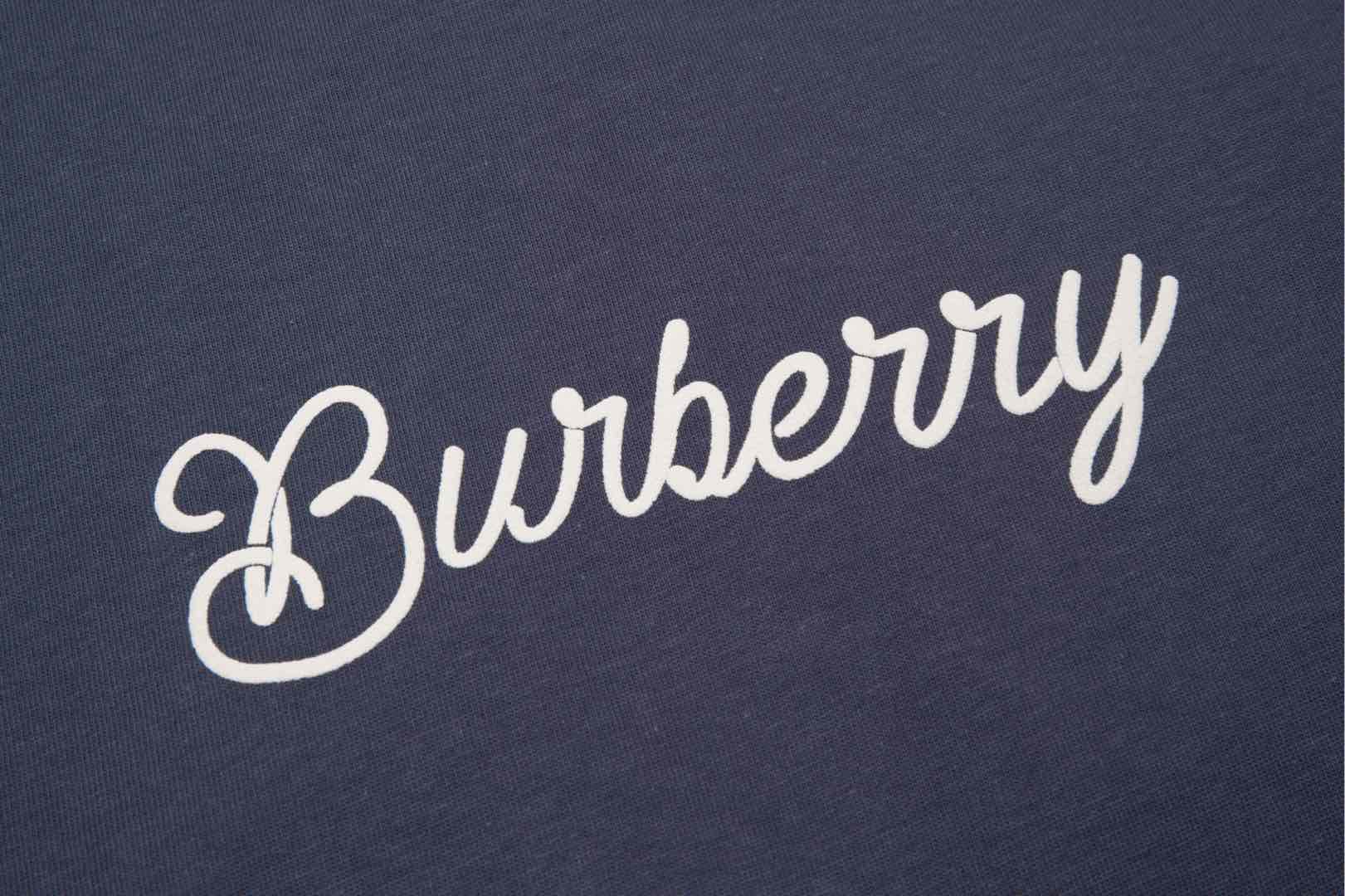 BURBERRY Soldier Wave Logo Short-Sleeve T-Shirt XS-L