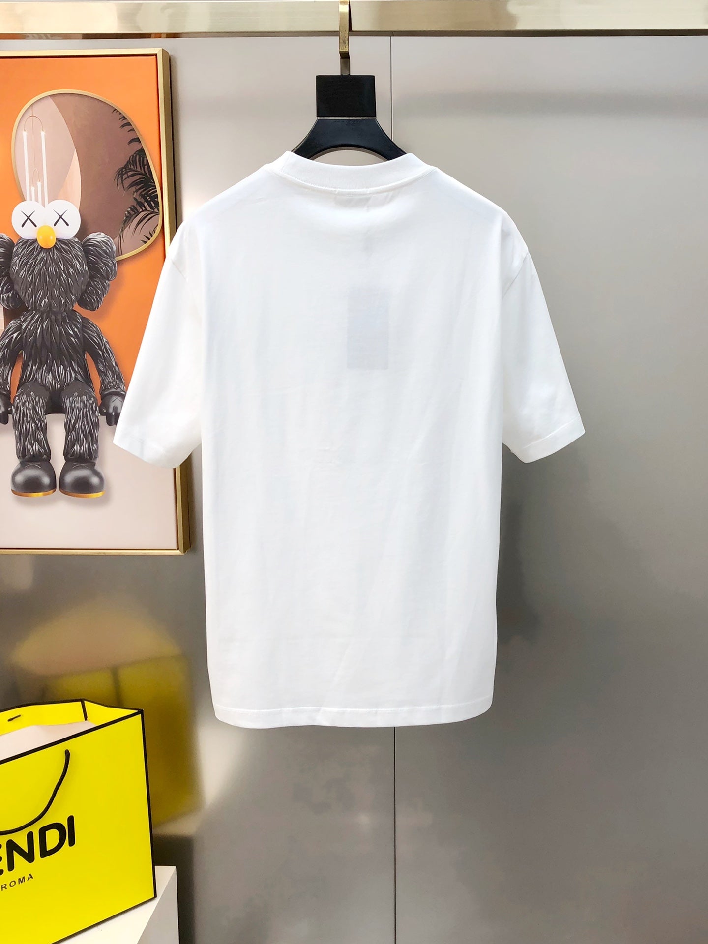 BURBERRY 2024 Early Spring Side Logo Oversized Crewneck T-Shirt S-3XL