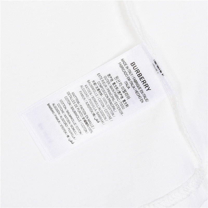 BURBERRY 2024 Early Autumn Custom Logo Oversized Short-Sleeve T-Shirt S-XXL