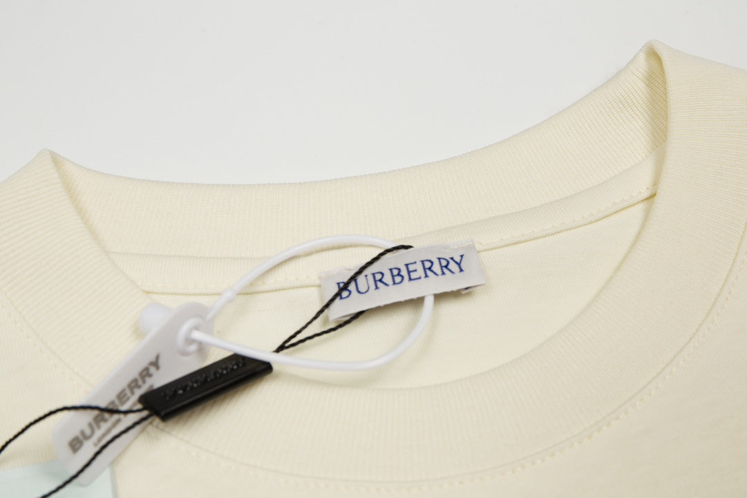BURBERRY SS24 Letter Logo Short-Sleeve T-Shirt XS-L