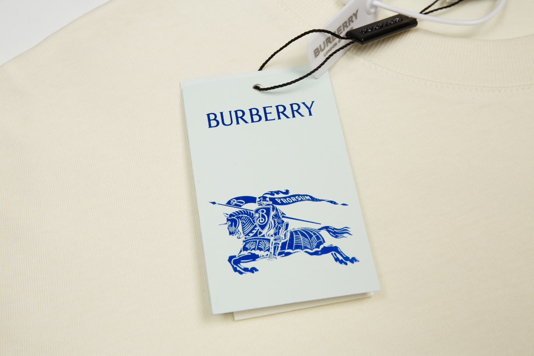BURBERRY SS24 Letter Logo Short-Sleeve T-Shirt XS-L