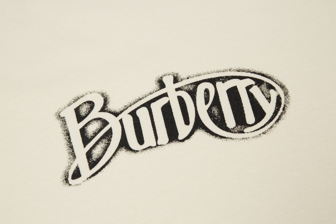 BURBERRY SS24 Letter Logo Short-Sleeve T-Shirt XS-L