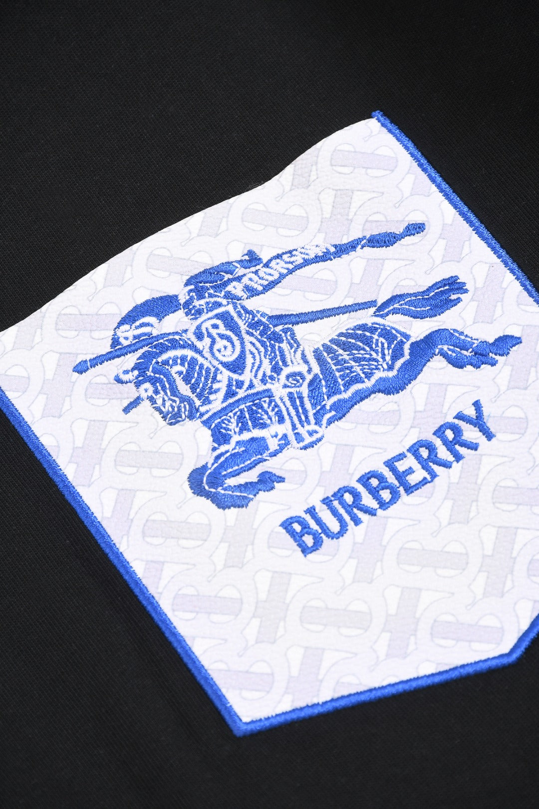 BURBERRY 25SS Equestrian Crest Pocket Embroidered Short-Sleeve T-Shirt XS-L