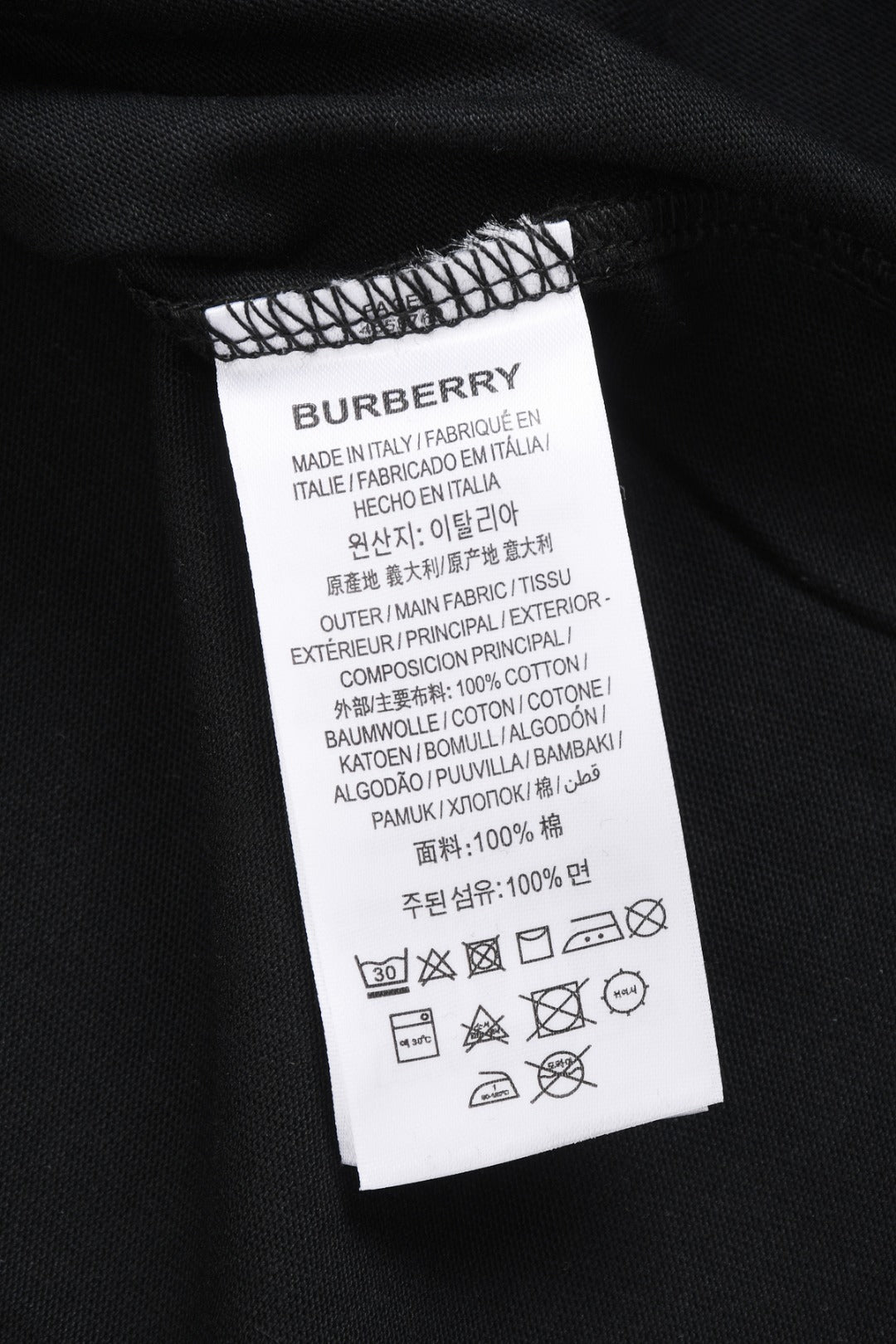 BURBERRY 25SS Equestrian Crest Pocket Embroidered Short-Sleeve T-Shirt XS-L