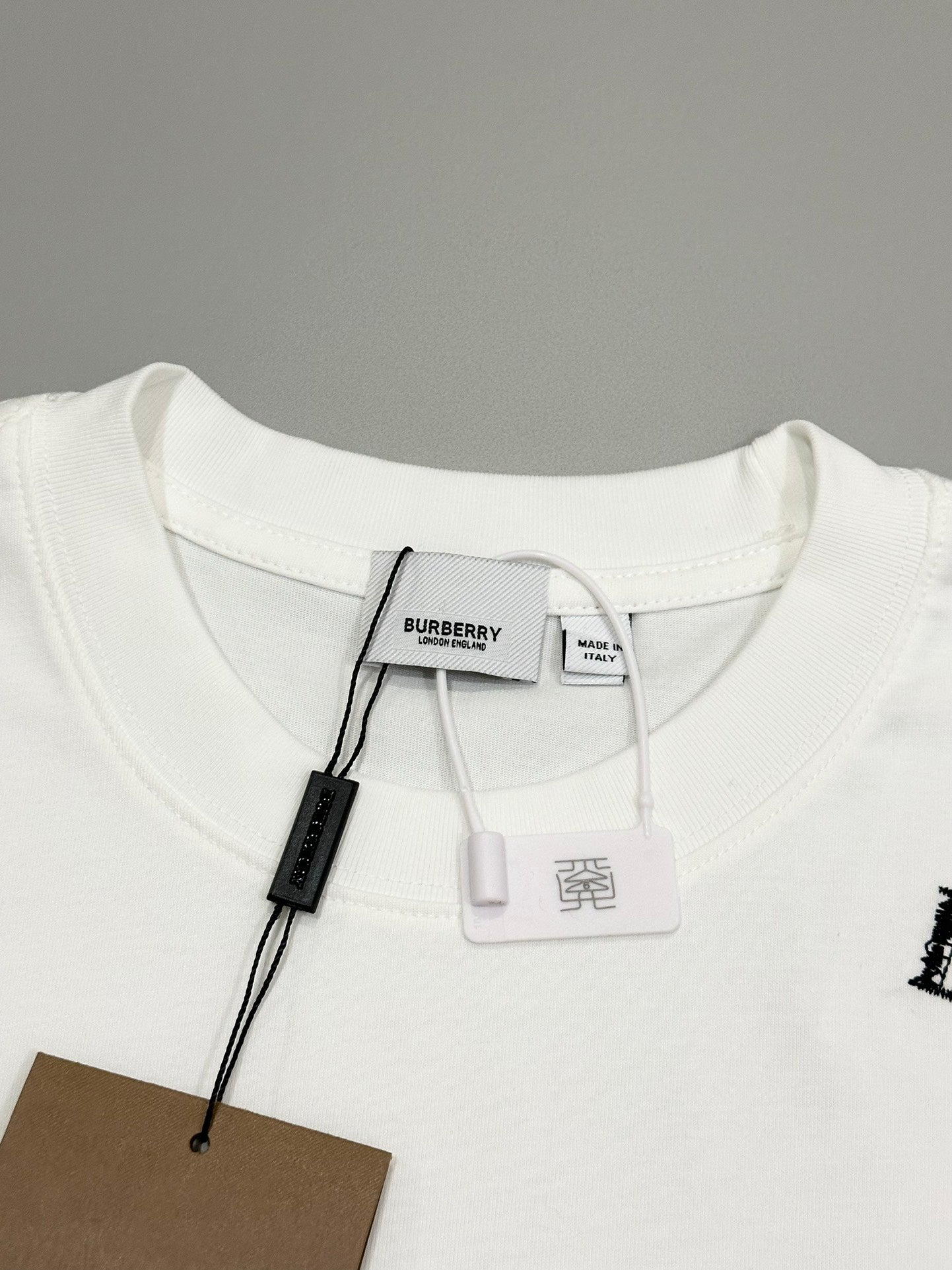 BURBERRY 25SS Early Spring Embroidered Equestrian Crewneck T-Shirt S-XL