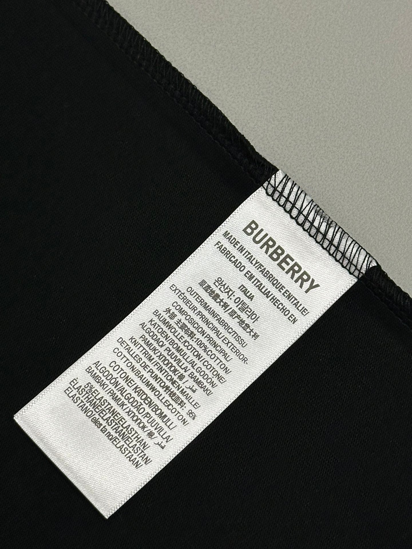 BURBERRY 25SS Early Spring Embroidered Equestrian Crewneck T-Shirt S-XL