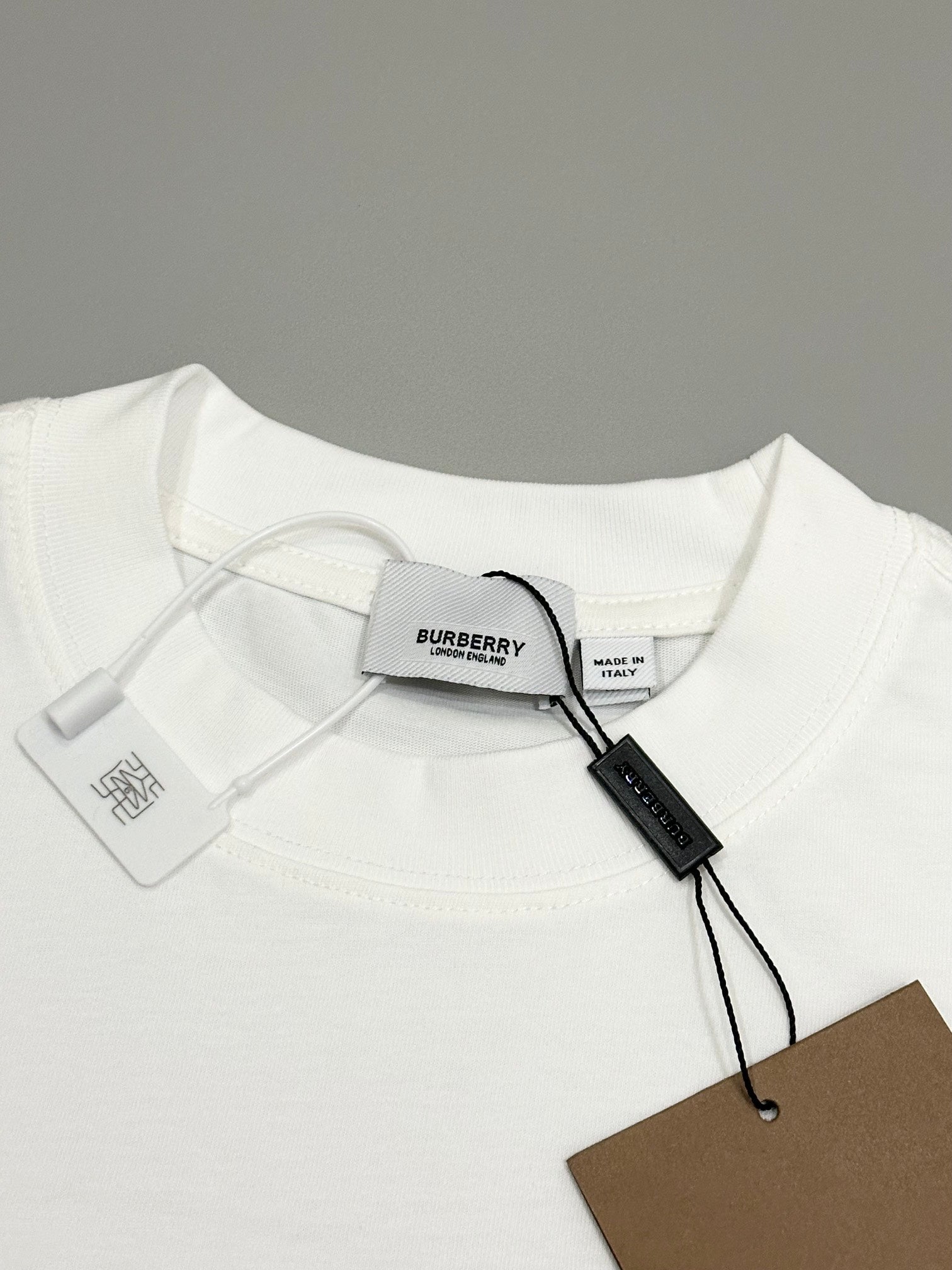 BURBERRY Equestrian Crest 3D Embroidery Short-Sleeve T-Shirt S-XL