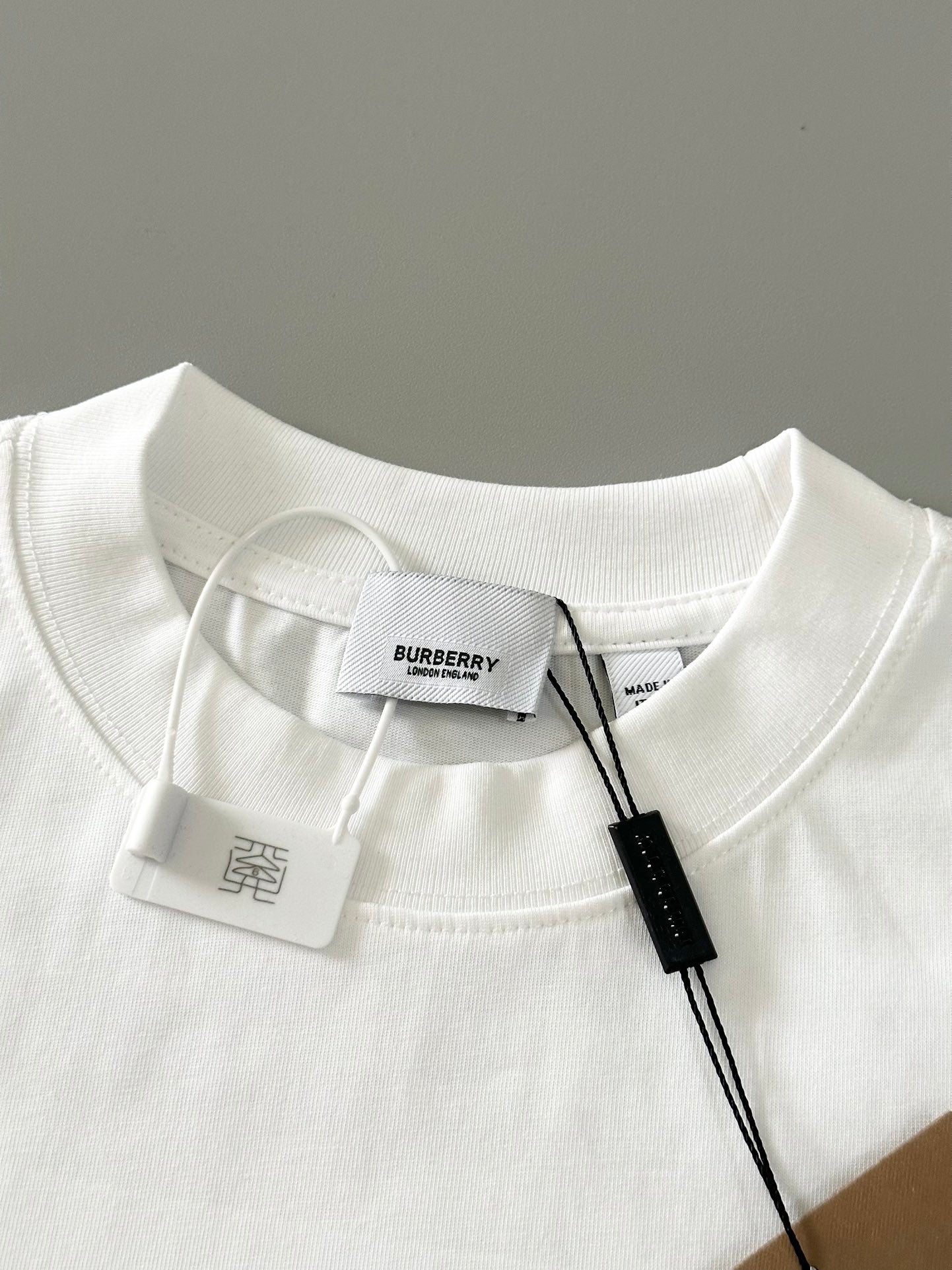 BURBERRY 25SS Equestrian Knight Letter Embroidery Oversized T-Shirt S-XL