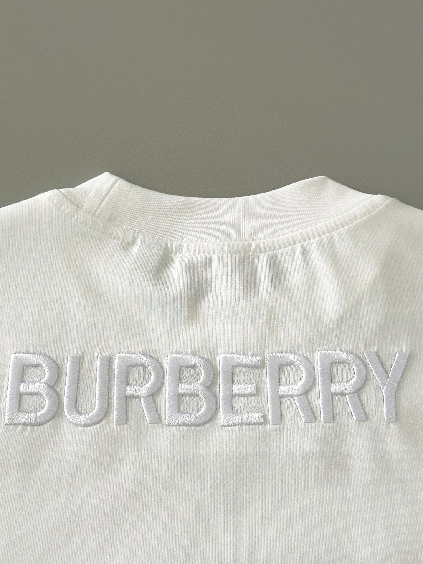 BURBERRY 25SS Equestrian Knight Letter Embroidery Oversized T-Shirt S-XL