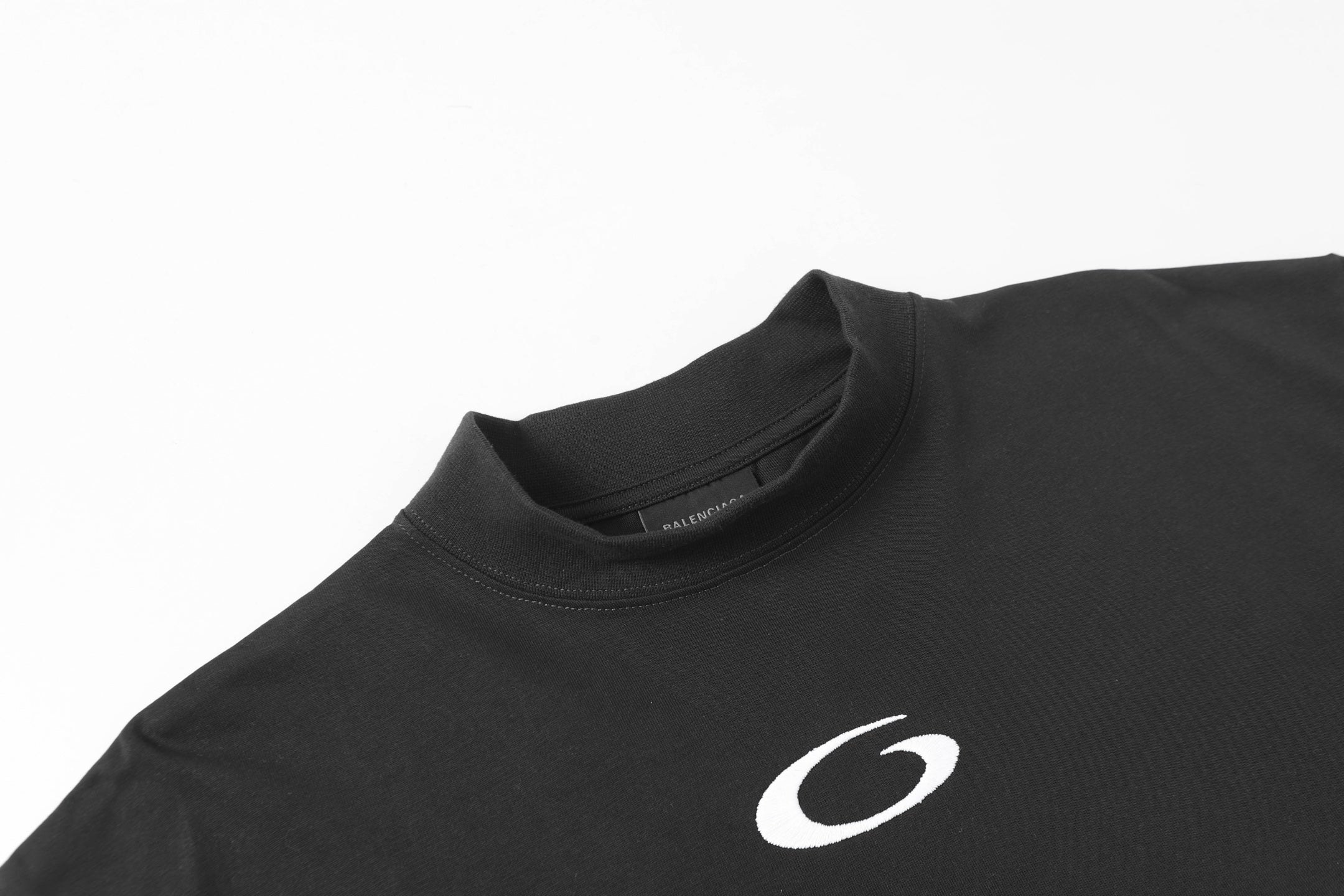 BALENCIAGA Basketball Jersey-Inspired Embroidery & Print T-Shirt – Black – Unisex – XS-M