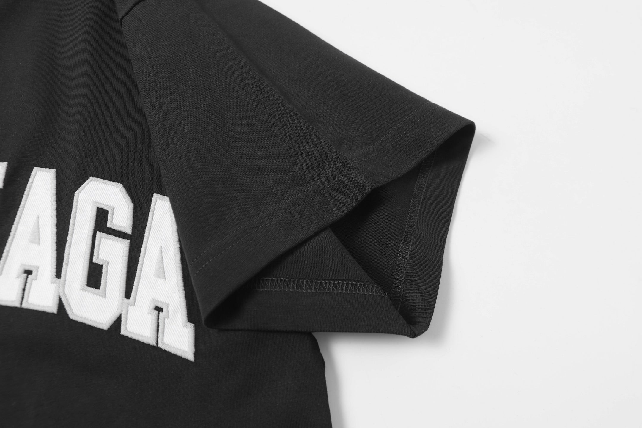 BALENCIAGA Basketball Jersey-Inspired Embroidery & Print T-Shirt – Black – Unisex – XS-M