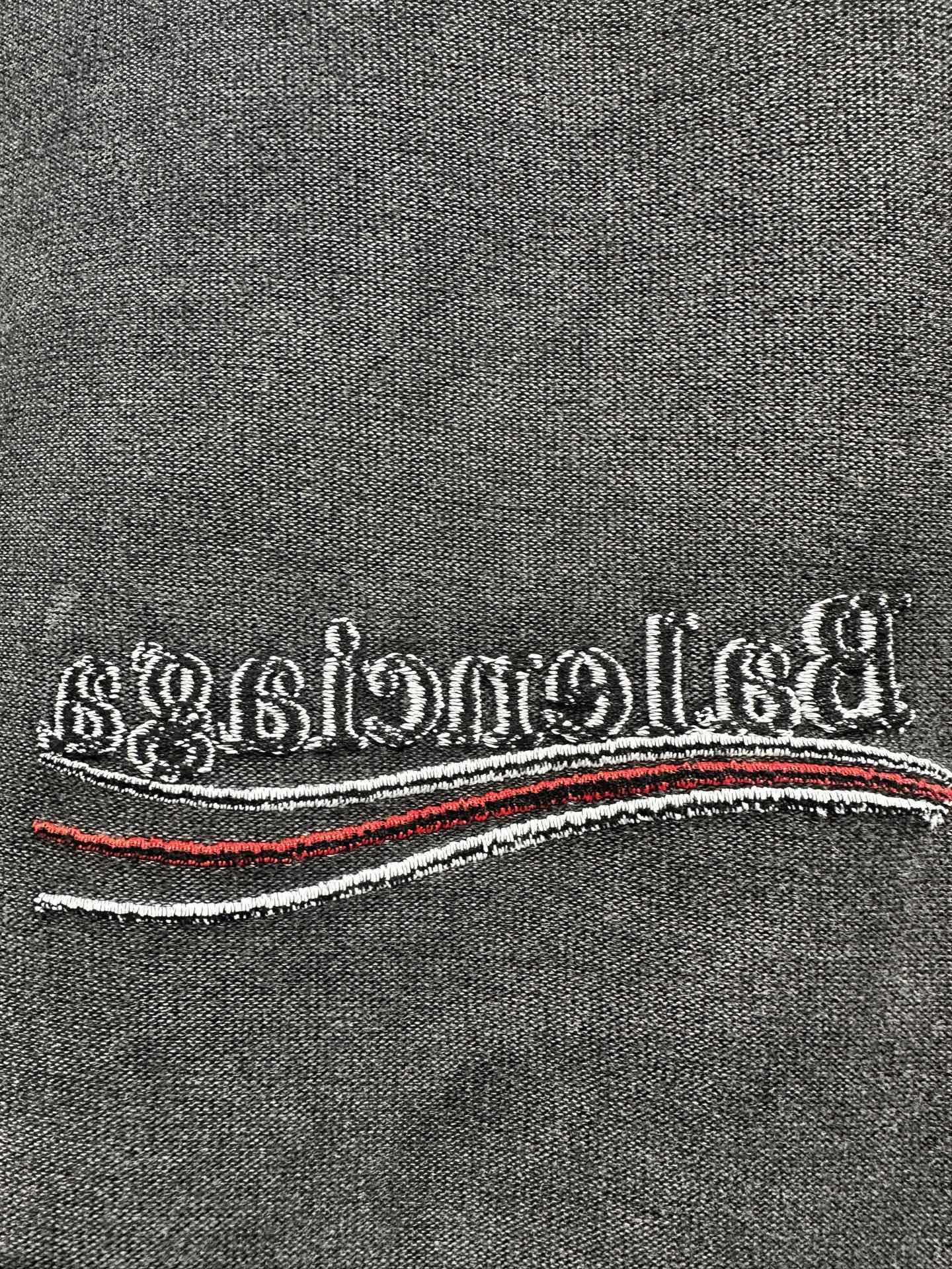 BALENCIAGA 25SS “Coca Wave” Inside-Out Distressed T-Shirt – Black / Khaki – Unisex – Sizes 1-4