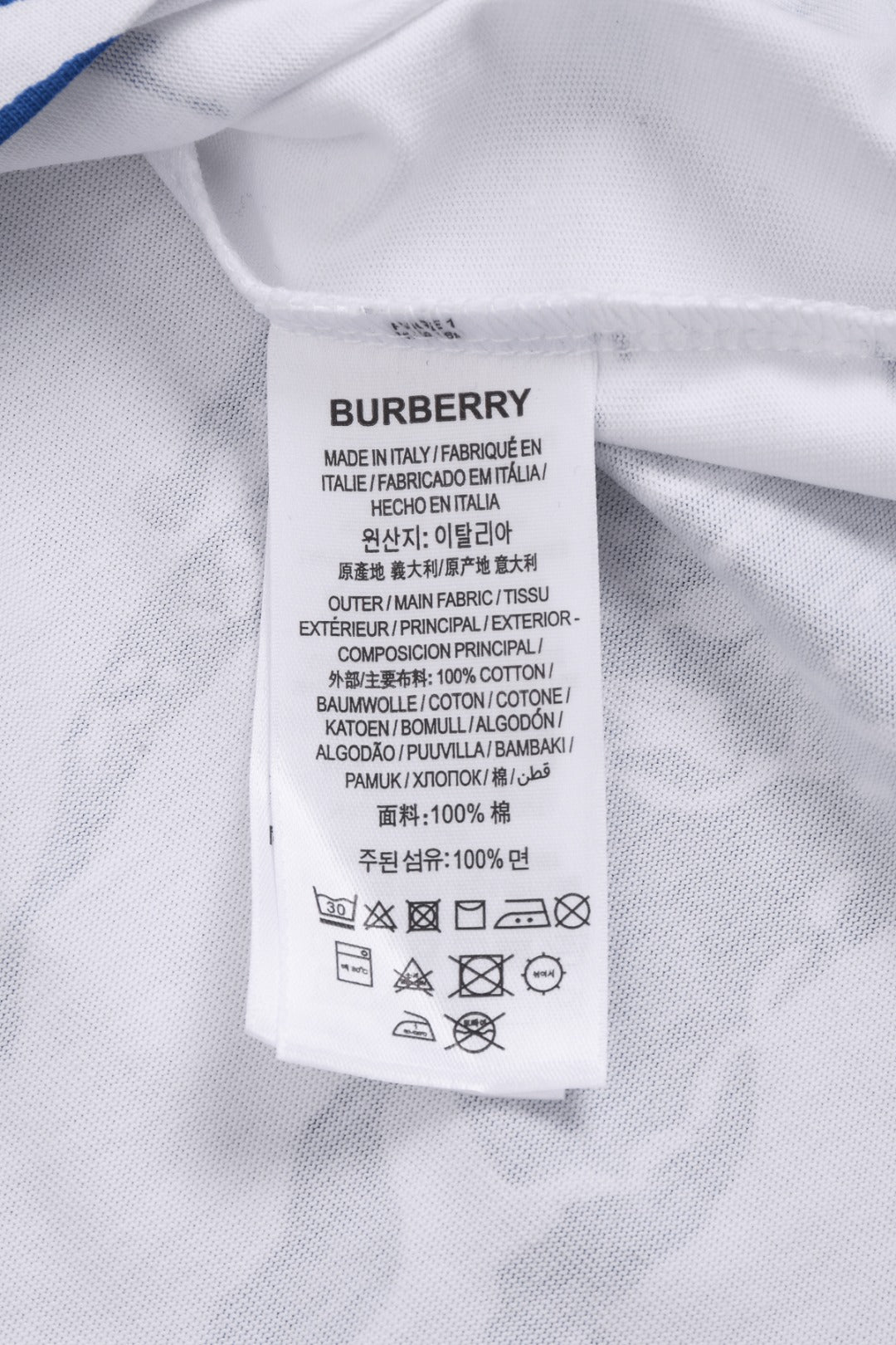 BURBERRY 25SS Allover Equestrian Logo Print Crewneck T-Shirt XS-L