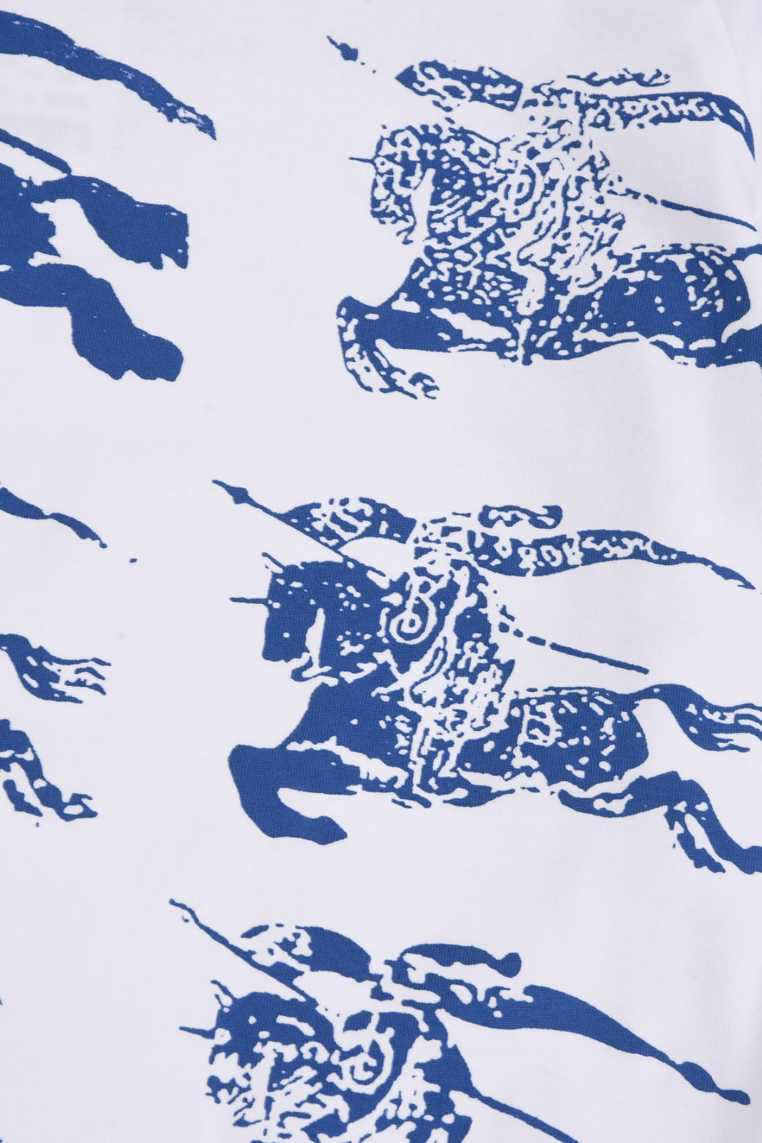 BURBERRY 25SS Allover Equestrian Logo Print Crewneck T-Shirt XS-L