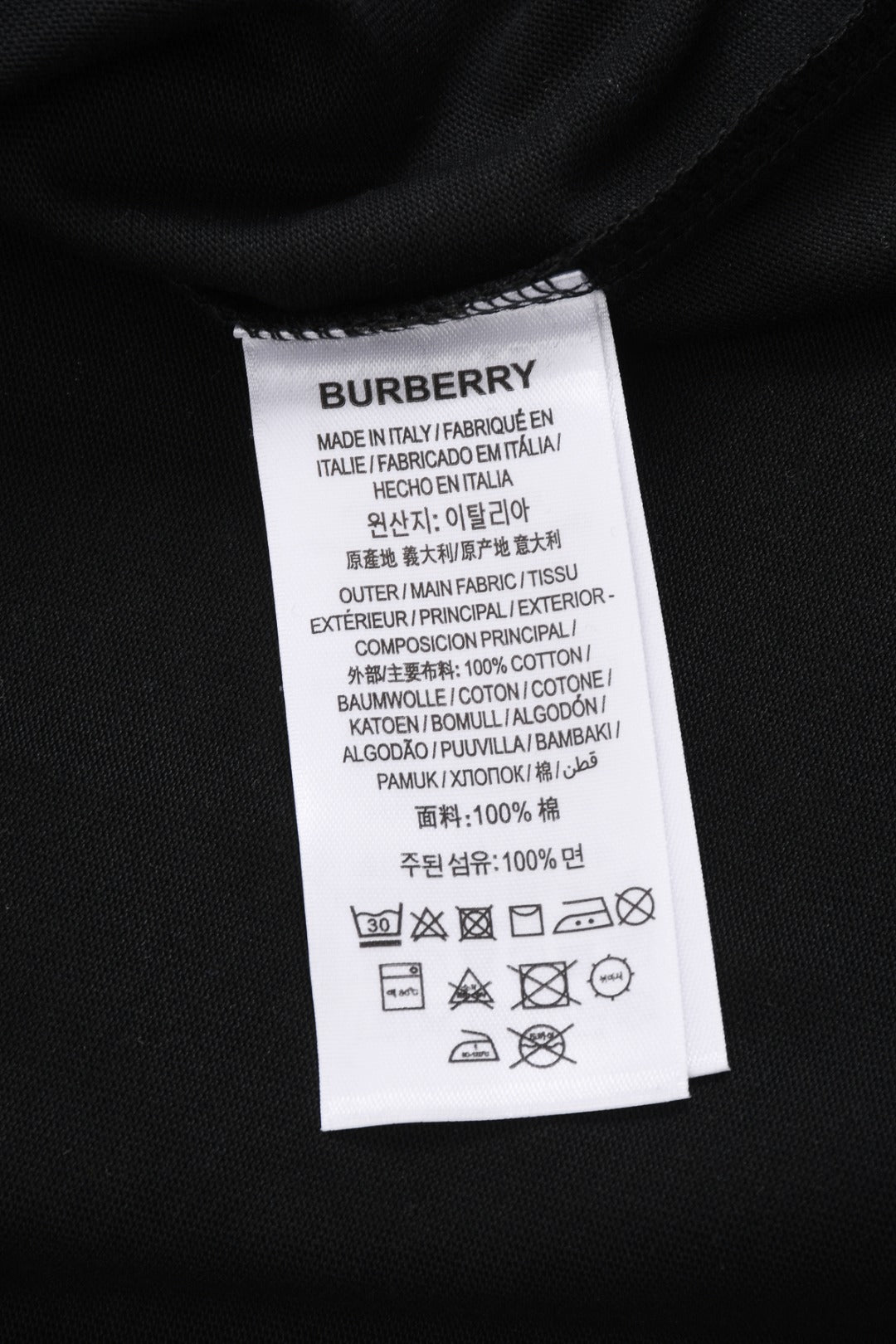 BURBERRY 25SS Allover Equestrian Logo Print Crewneck T-Shirt XS-L