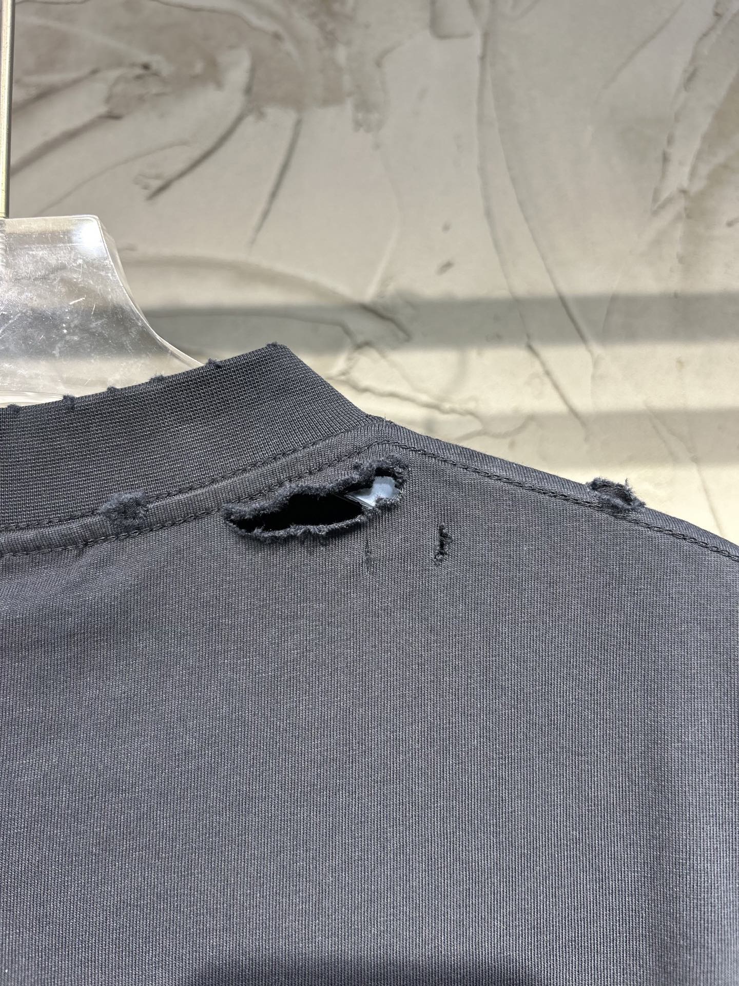 BALENCIAGA New “Fashion Designer” Distressed Oversized T-Shirt – Blue-Black – Unisex – Sizes 1-4