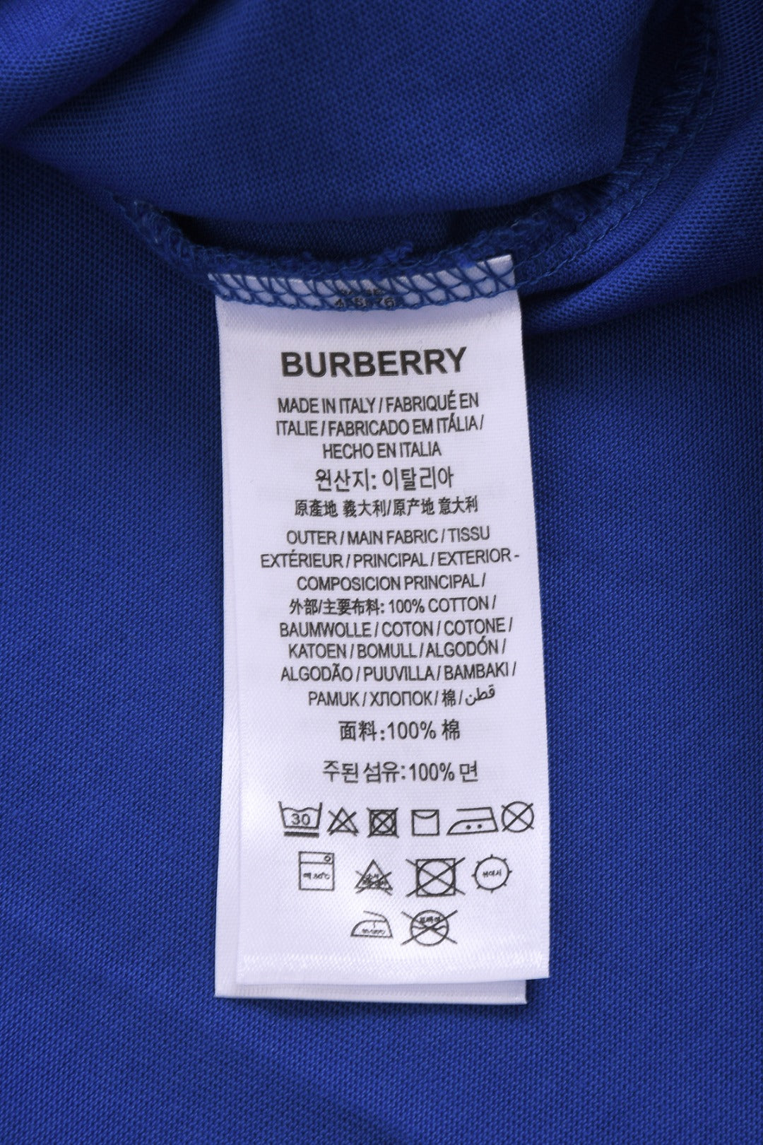 BURBERRY 25SS Allover Equestrian Logo Print Crewneck T-Shirt XS-L