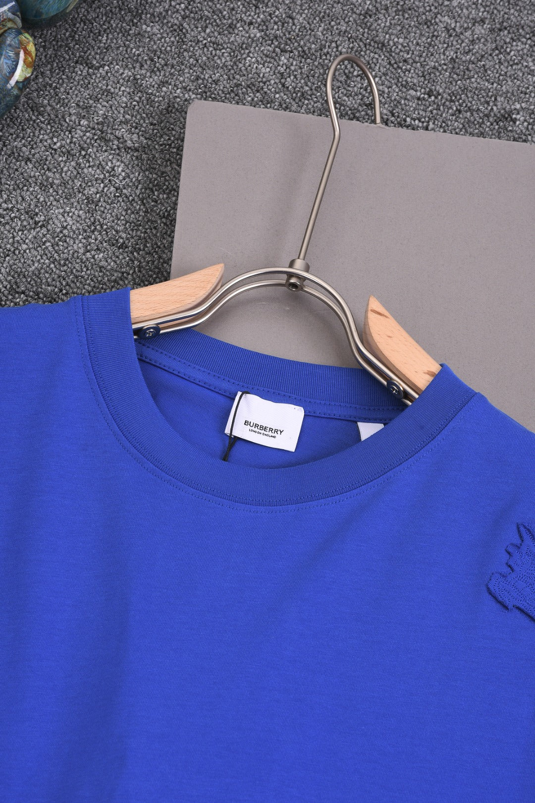 BURBERRY 25SS Allover Equestrian Logo Print Crewneck T-Shirt XS-L