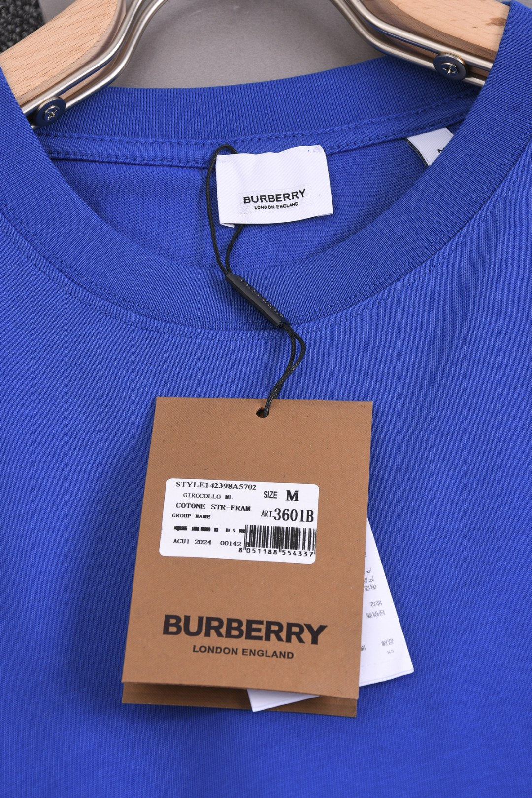 BURBERRY 25SS Allover Equestrian Logo Print Crewneck T-Shirt XS-L