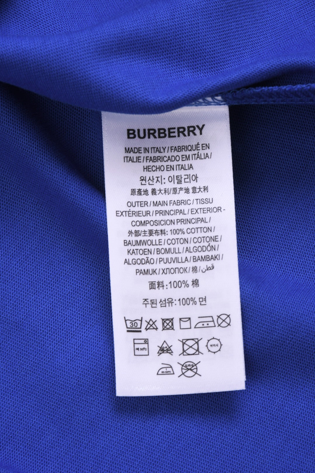BURBERRY 25SS Allover Equestrian Logo Print Crewneck T-Shirt XS-L