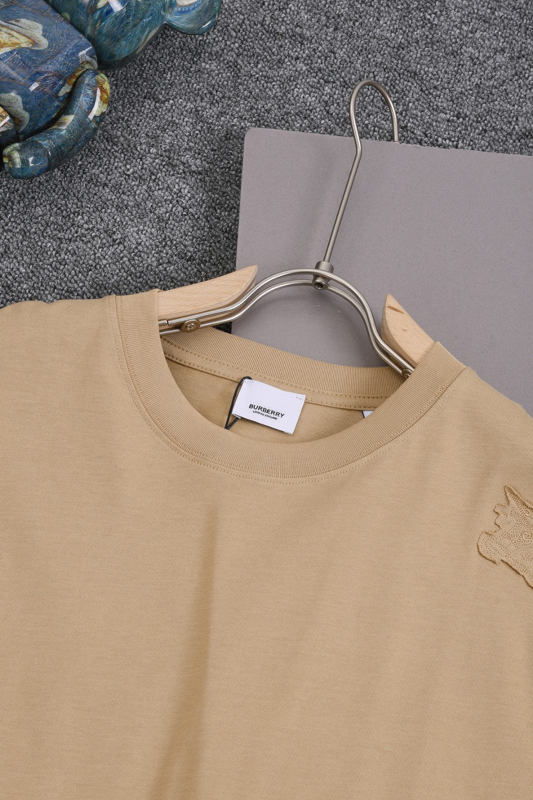 BURBERRY 25SS Allover Equestrian Logo Print Crewneck T-Shirt XS-L