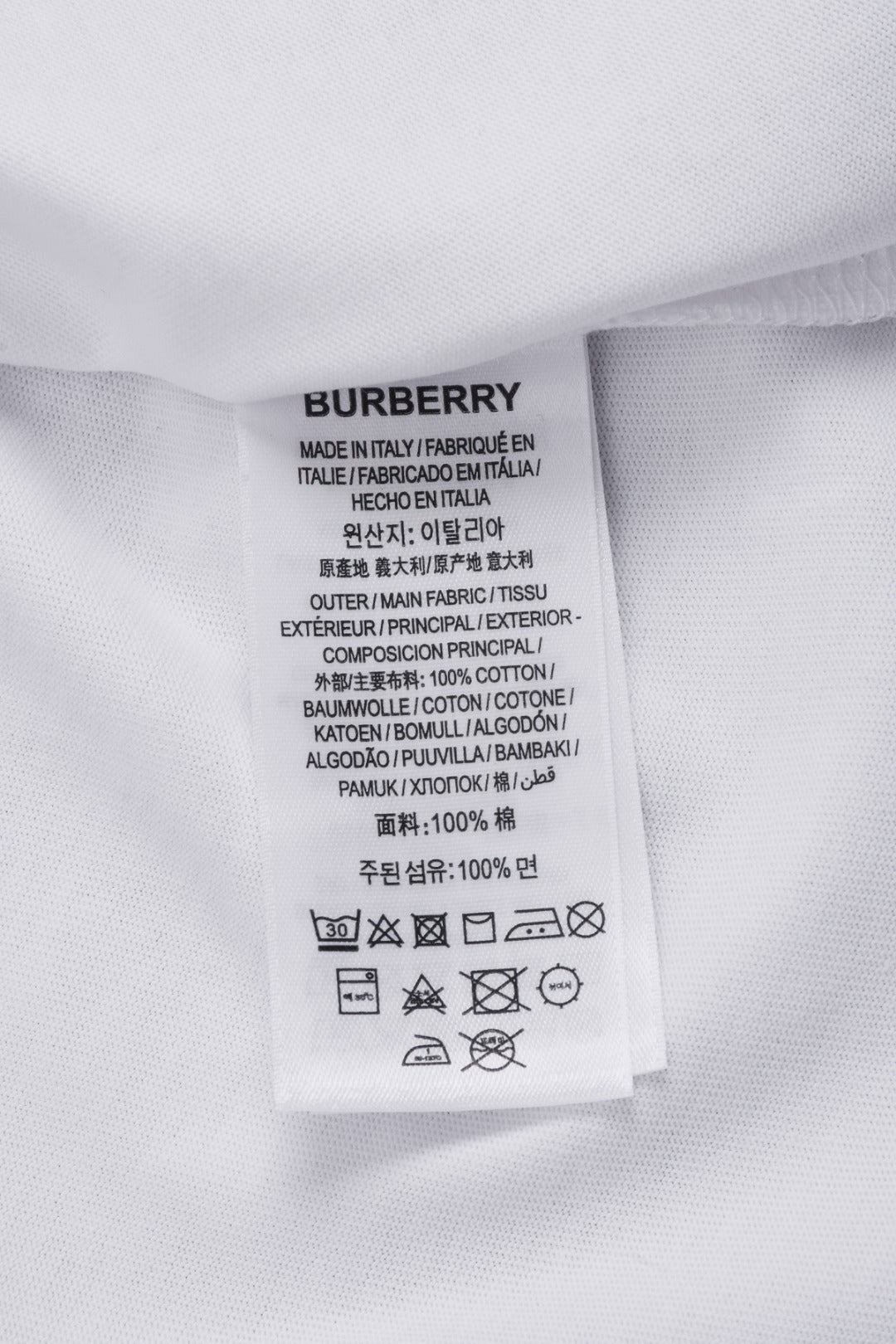 BURBERRY 25SS Allover Equestrian Logo Print Crewneck T-Shirt XS-L