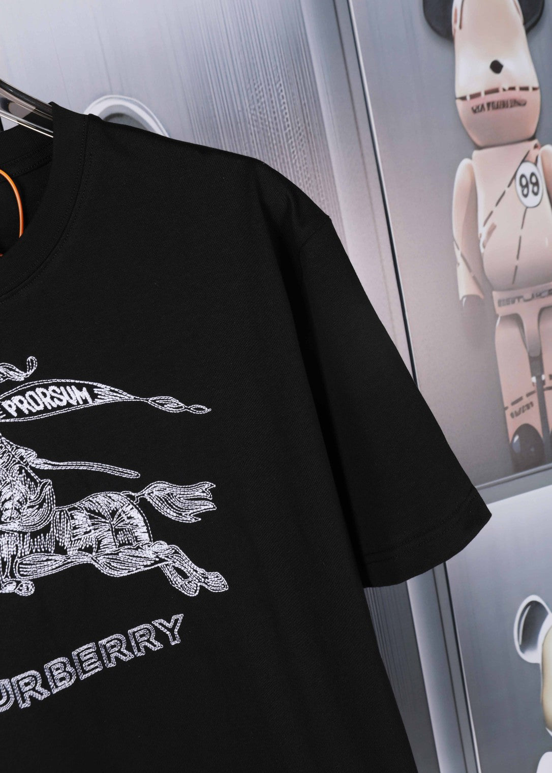 BURBERRY 2024SS Logo Embroidery Cotton T-Shirt S–XL