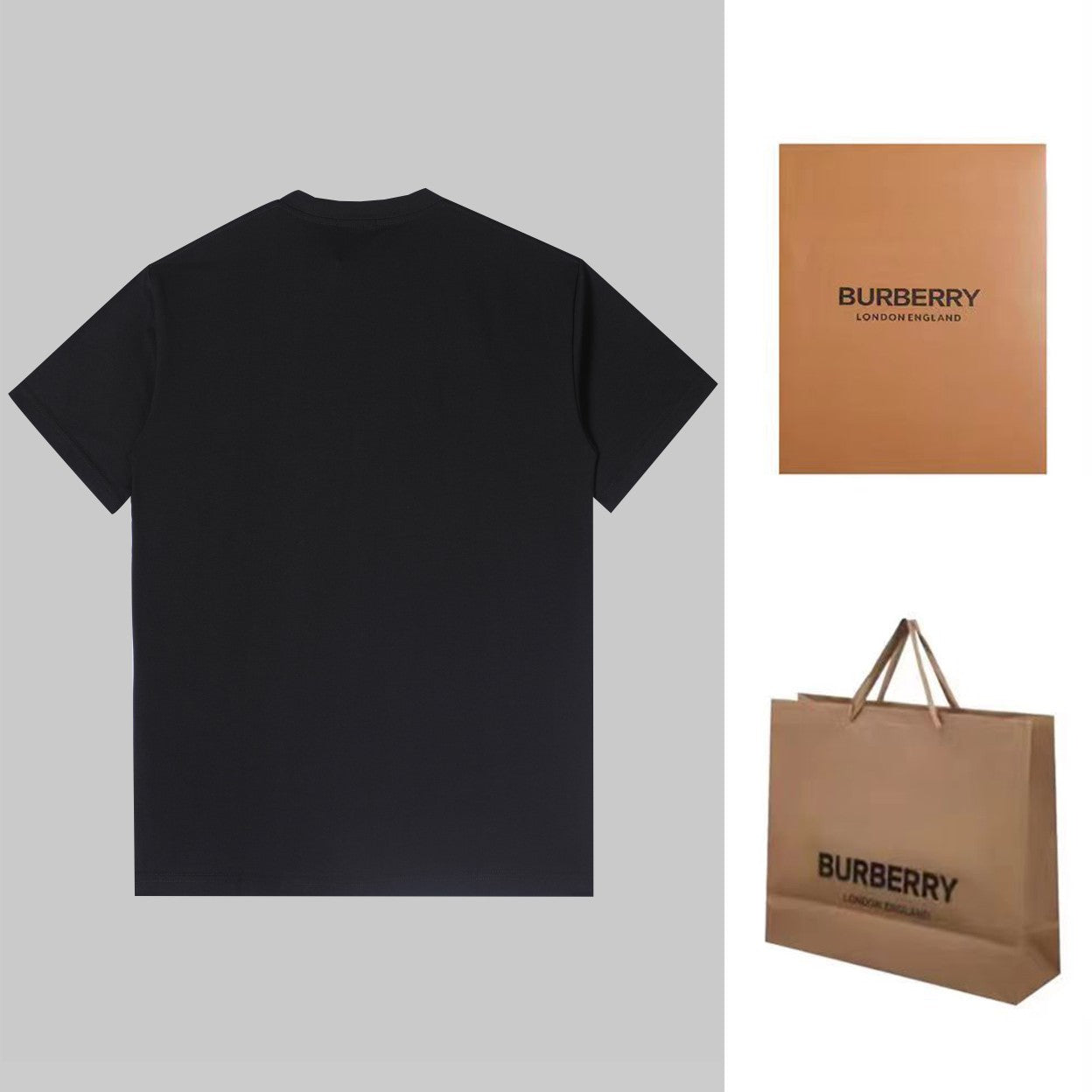 BURBERRY 2024SS Logo Embroidery Cotton T-Shirt S–XL