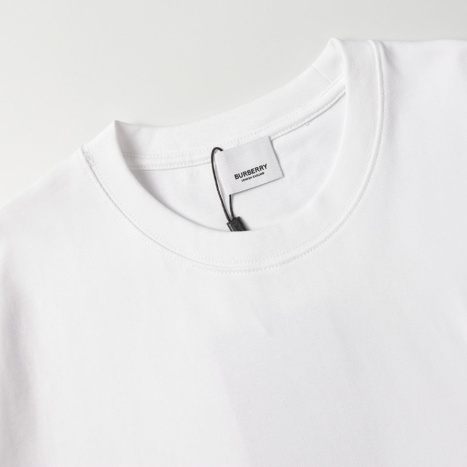 BURBERRY SS24 Classic Equestrian Knight Embroidery T-Shirt XS–L
