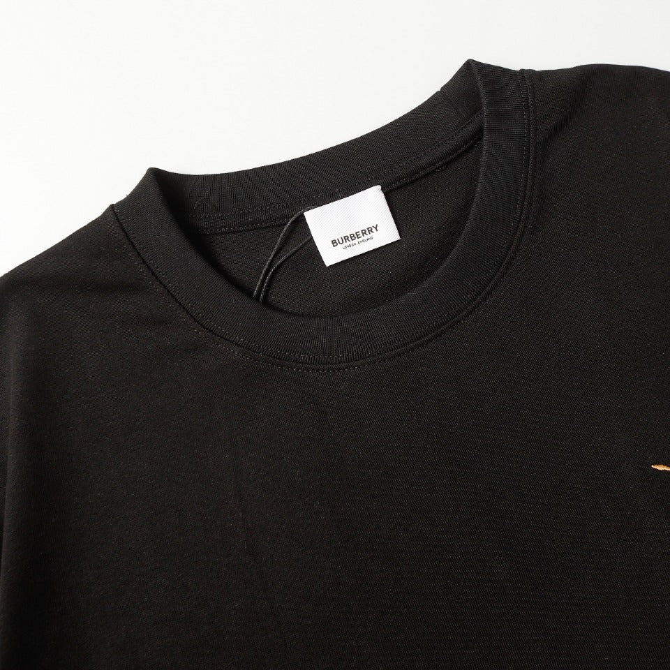 BURBERRY SS24 Classic Equestrian Knight Embroidery T-Shirt XS–L