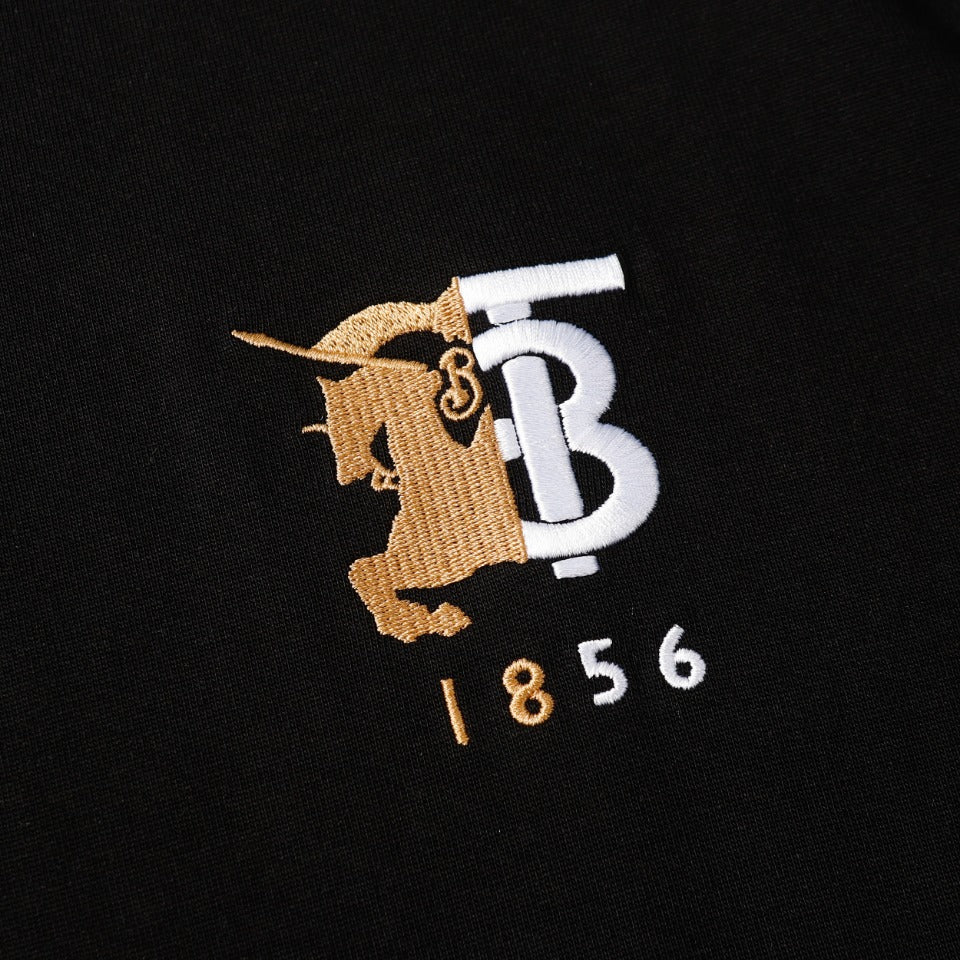 BURBERRY SS24 Classic Equestrian Knight Embroidery T-Shirt XS–L