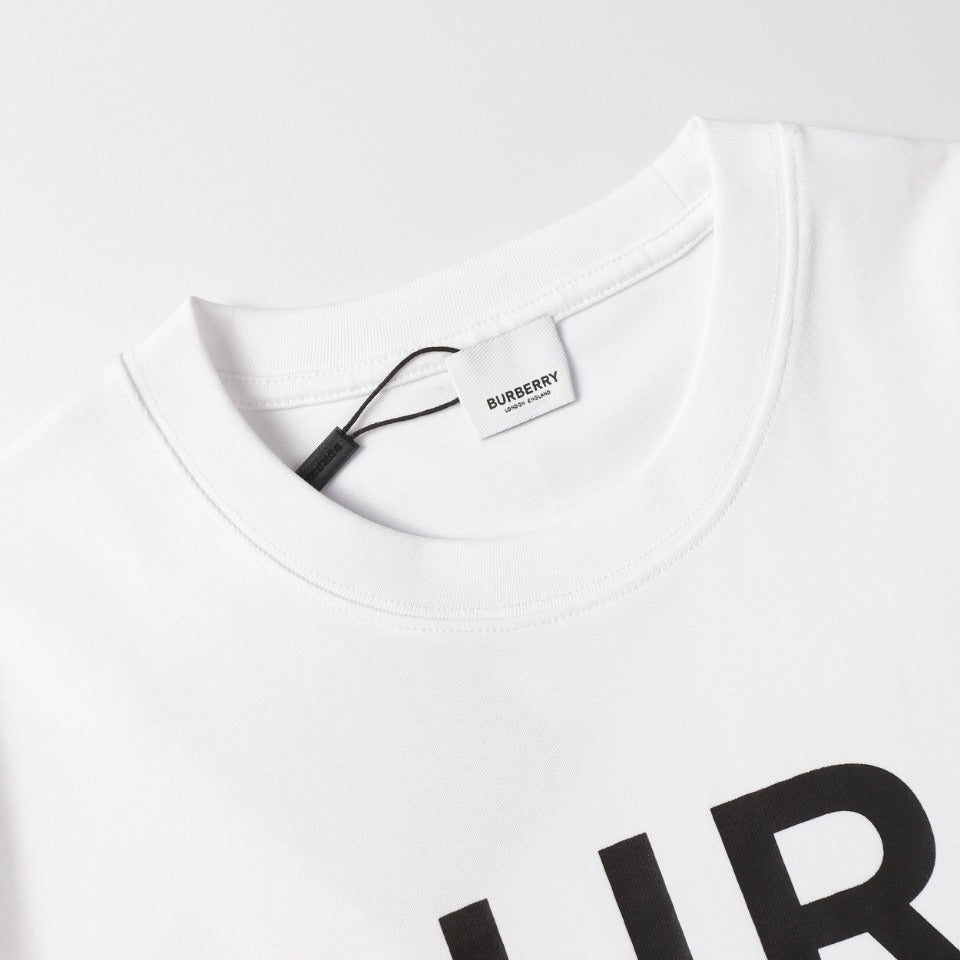 BURBERRY London Exclusive Oversized Letter Logo T-Shirt 350g Cotton XS–L