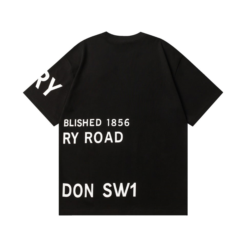 BURBERRY London Exclusive Oversized Letter Logo T-Shirt 350g Cotton XS–L
