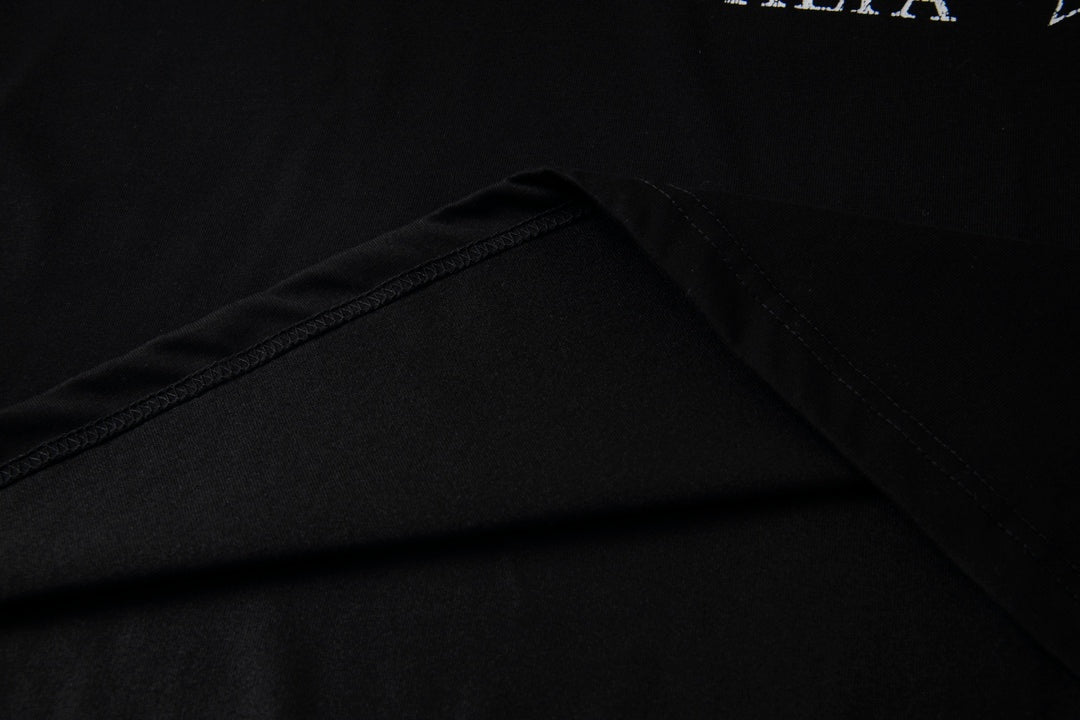 BALENCIAGA Crown & Wheat Logo Print T-Shirt – Black – Unisex – XS-L