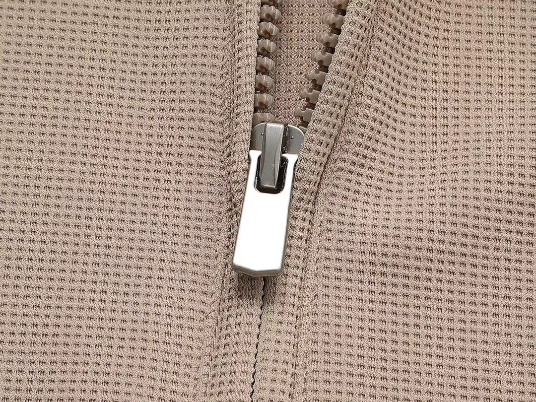 BURBERRY Two-Tone Sleeve Patch Waffle-Knit Polo Shirt M–3XL